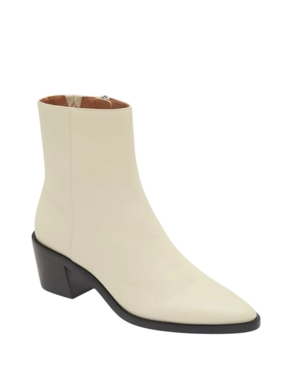Madewell The Darcy White & Black Ankle Boots - size 7.5 - NWOT